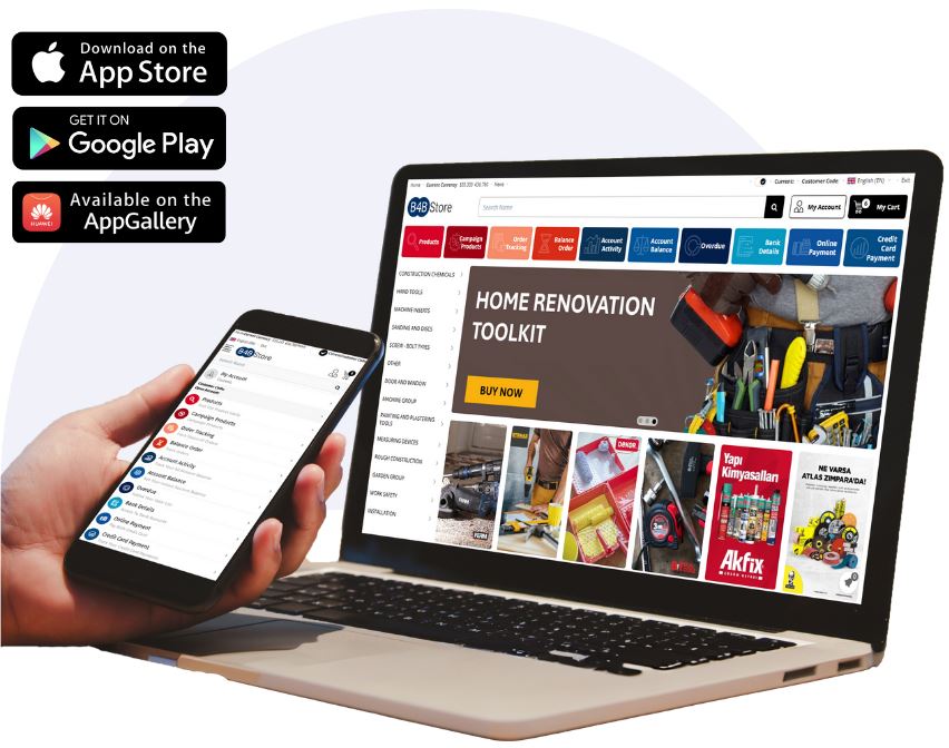 Access across all devices with <b>responsive website</b> and <b> mobile app support.</b> 1