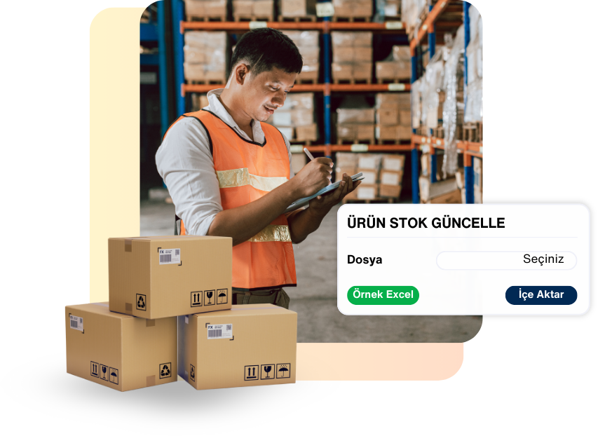 <b>Ürün-Stok Toplu Güncelleme</b> Özelliği 1 <b>Ürün-Stok Toplu Güncelleme</b> Özelliği 1