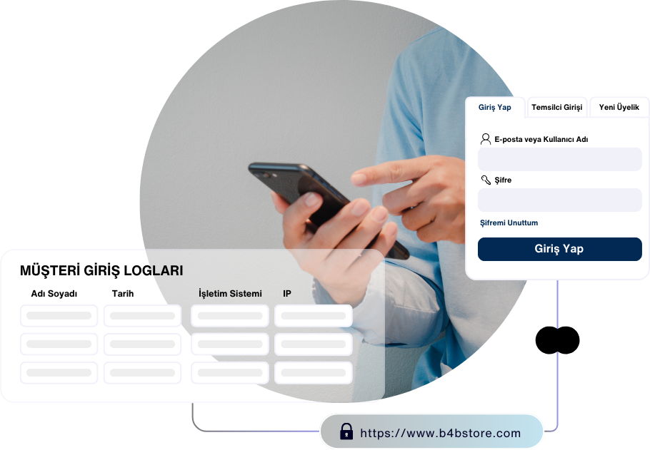 <b>Müşteri Giriş</b> Logları 1 <b>Müşteri Giriş</b> Logları 1